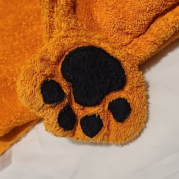 Orange Fox Hooded Towel 47x27 - Picture 3 of 5